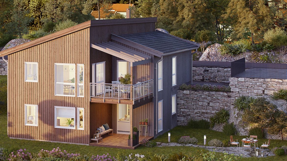 Bilde av boligmodellen Aragona
